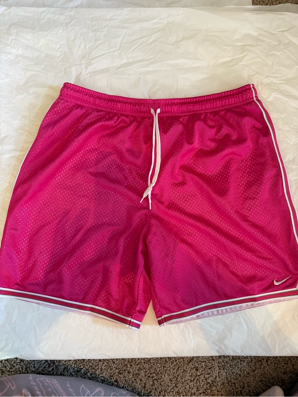 Nike women’s  Pink Mesh Athletic Shorts